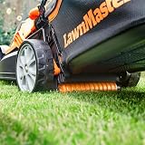 LawnMaster MX 24V 34cm Cordless Lawn Mower with 4.0Ah Battery view 3