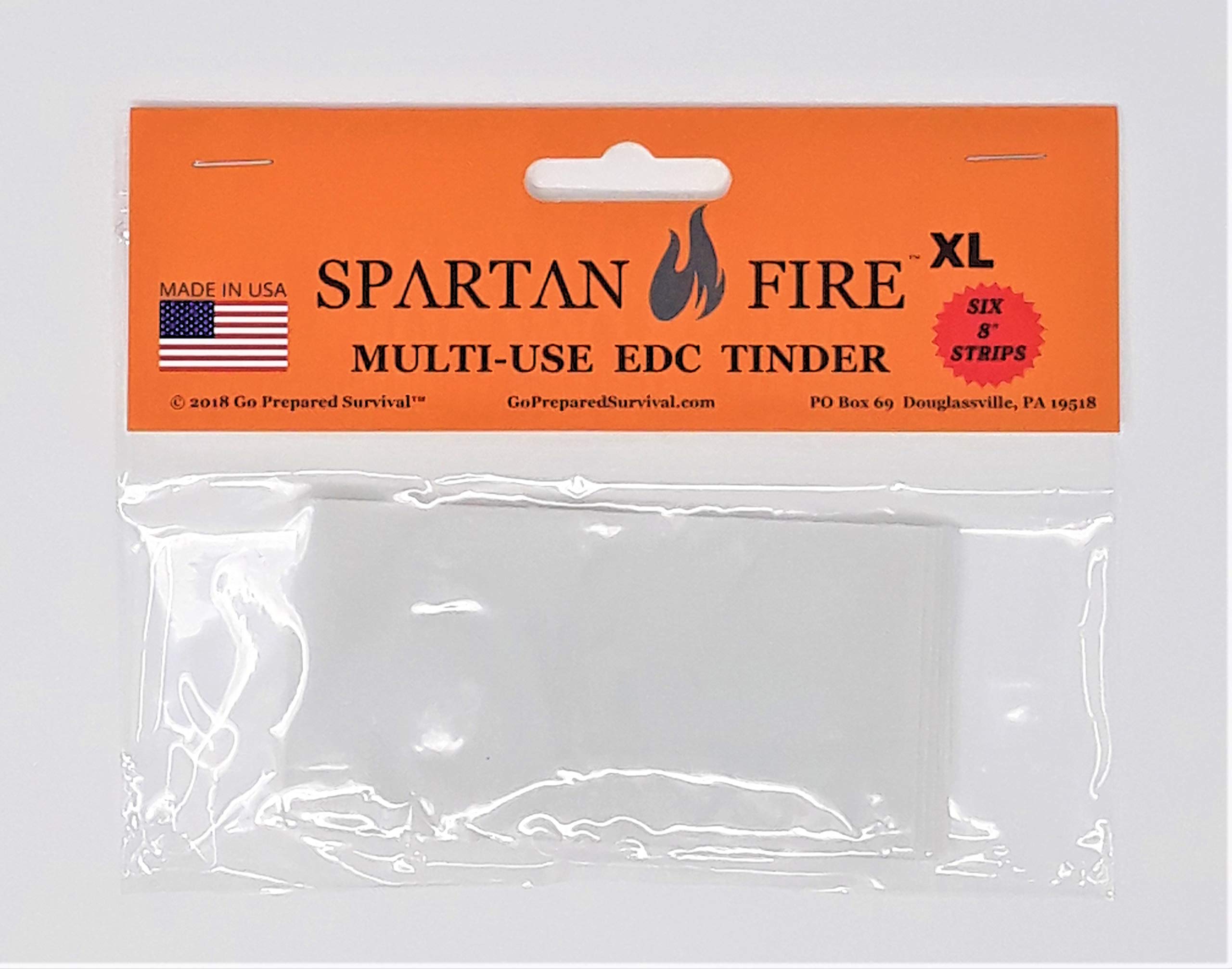 Go Prepared Survival Spartan Fire XL EDC Tinder