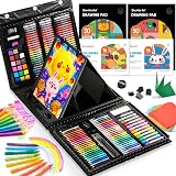 Shuttle Art 335-Piece Kids Art Set with Pencils, Crayons, Paints & Books view 1