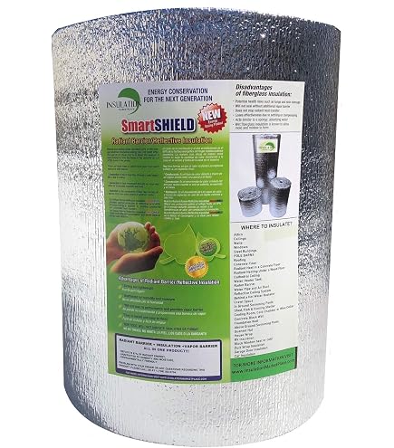 SmartSHIELD 3mm Reflective Foam Insulation - Radiant Barrier 48" X 50ft Roll