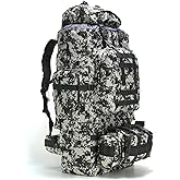King'sGuard 100L Camping Hiking Backpack Molle Rucksack Military Camping Backpacking Daypack