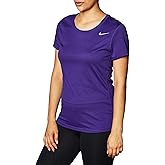 Nike Women's DriFit Legend Short Sleeve TShirt, (X-Large, Purple)