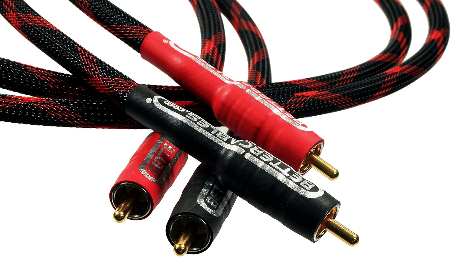 Better Cables RCA Cables - 3.28 feet (1 meter) - Stereo PAIR (2 cables) - Silver Serpent Anniversary Edition Audio Interconnect Cable - High-End, High-Performance, Premium Hi-Fi Audio: Electronics