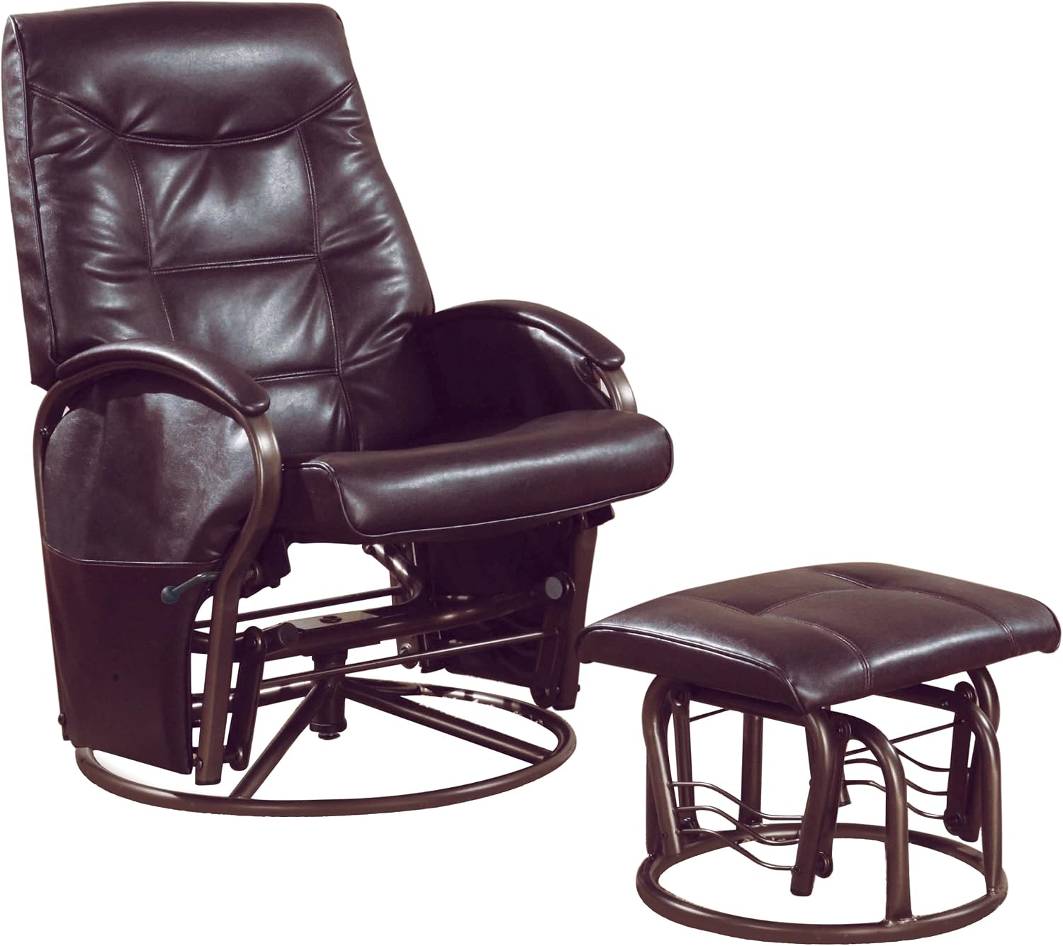swivel rocker recliner with ottoman