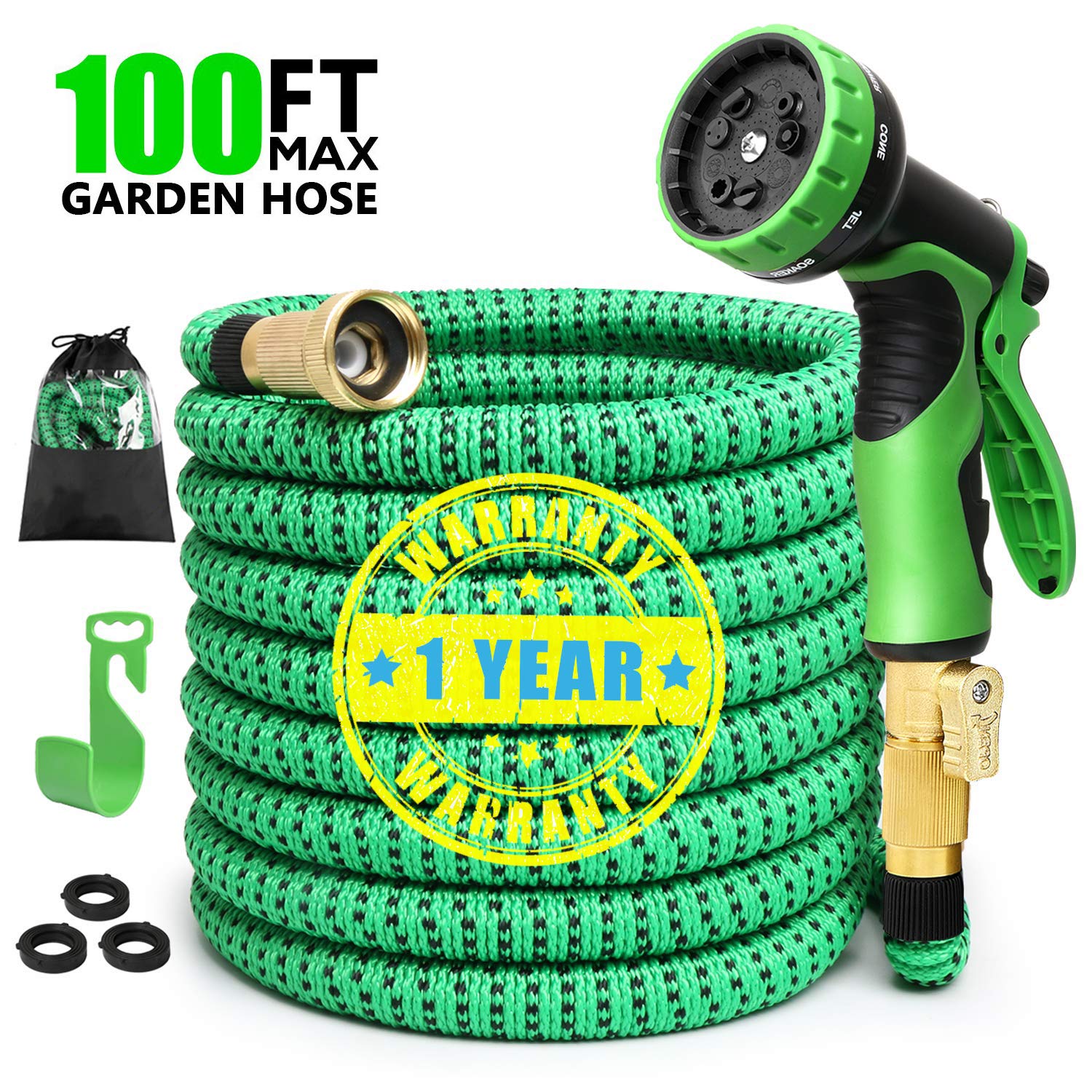Best 100 Foot Garden Hose With Sprayer