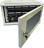 19” 450mm White 6U Data Rack Power Distribution Unit PDU Server Cabinet Switch