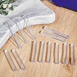 Innconee 200 Pcs 5/32" X 1/4" X 2" Clear Setting