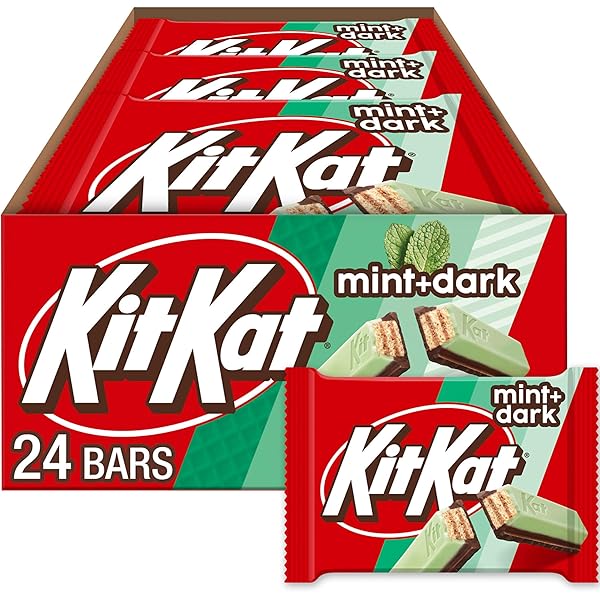 KIT KAT DUOS DARK CHOCOLATE MINT WAFER CANDY BARS, 1.5 OZ (24 COUNT)