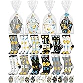Glitopper 12 Pairs Christmas Cupcake Socks Funny Art Cupcake Socks Winter Warm DIY Artist Stockings Christmas Stockings Gifts for Women Men Art Lover New Year Gift