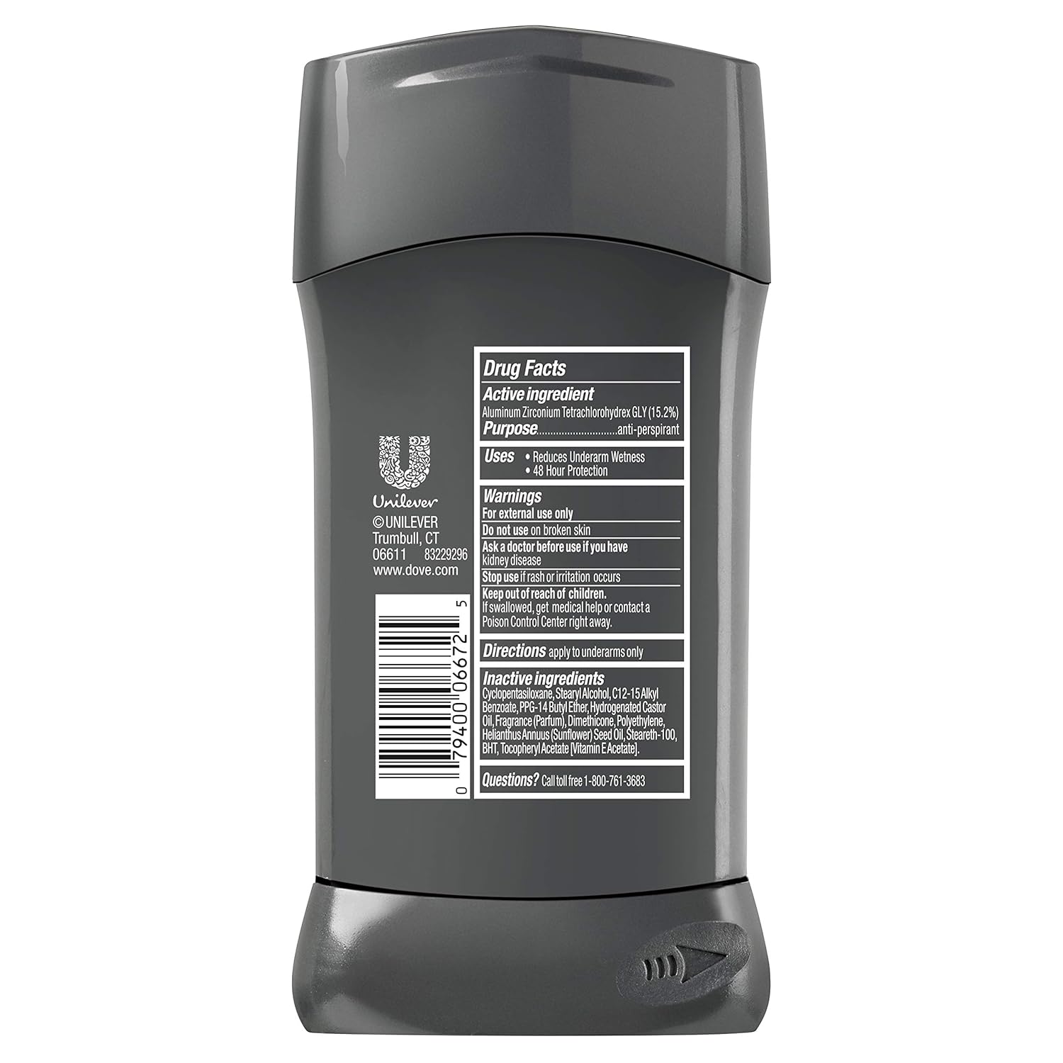 Dove Men+Care Antiperspirant Deodorant Stick Clean Comfort 2.7 oz 4 count : Beauty