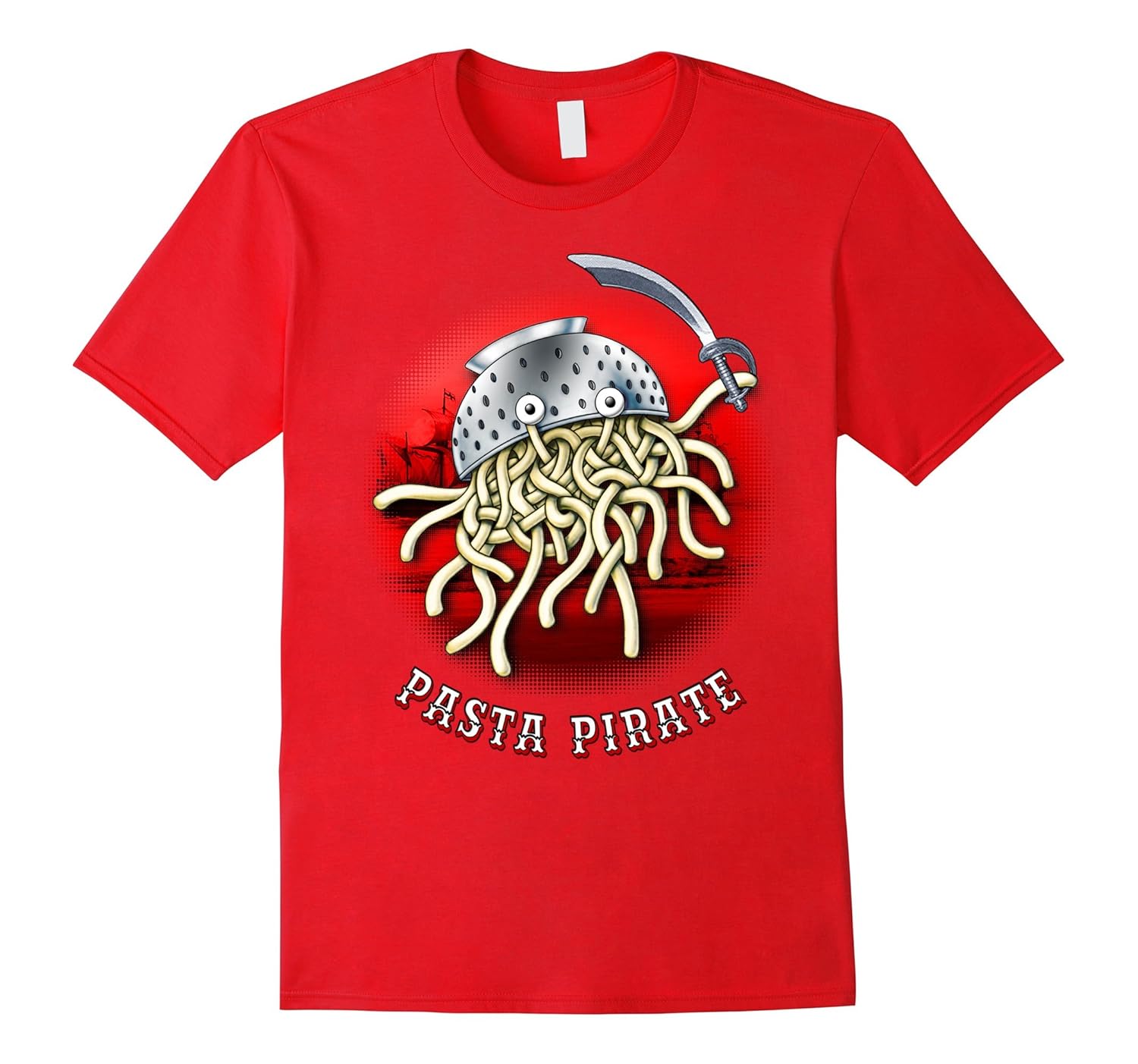 Pasta Pirate Flying Spaghetti Monster Pastafarian FSM-Art