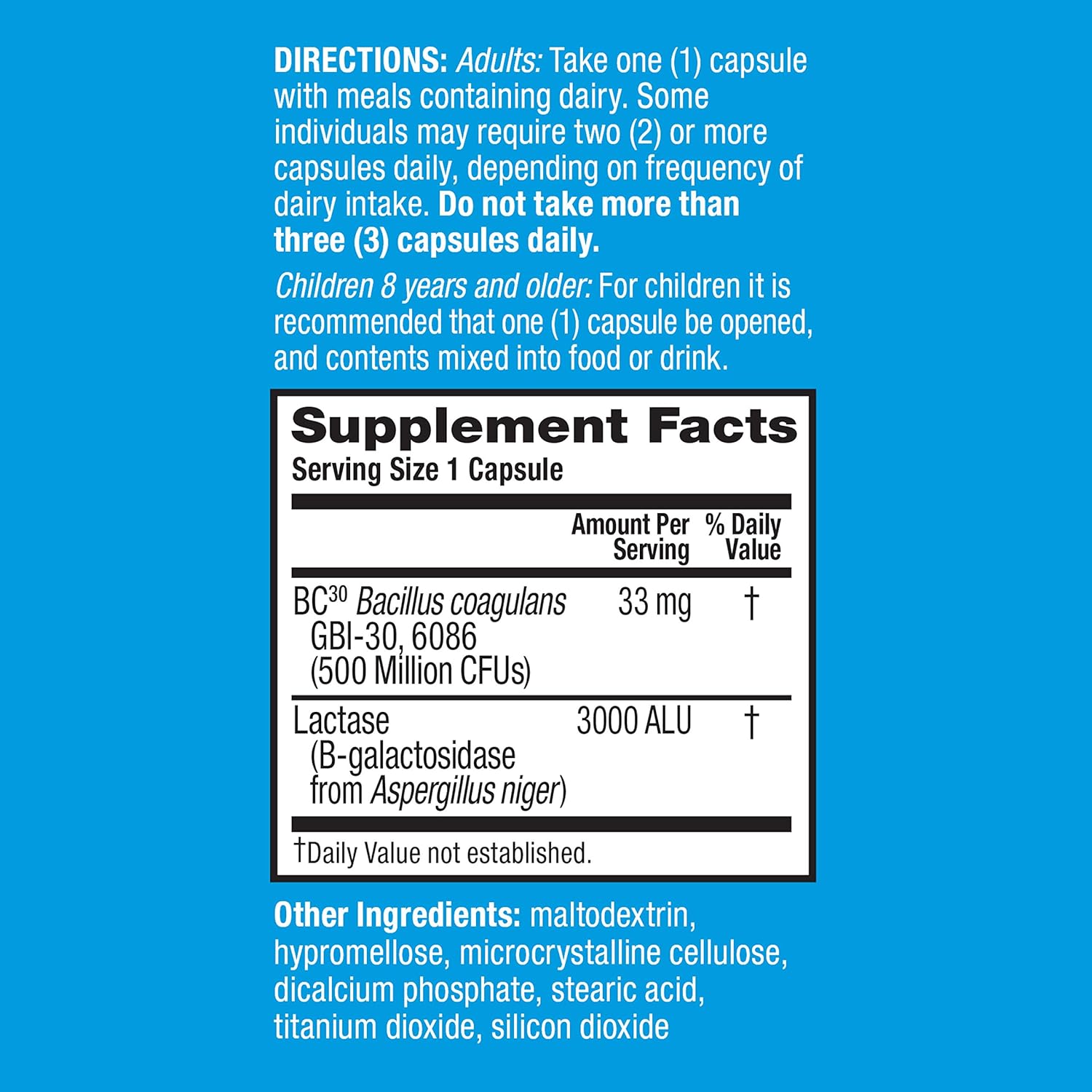 Lactose Defense Capsules, Digestive Advantage (96 Count In A Box) - Helps Breaks Down Lactose & Defend Against Digestive Upset*, Supports Digestive & Immune Health*: Health & Personal Care