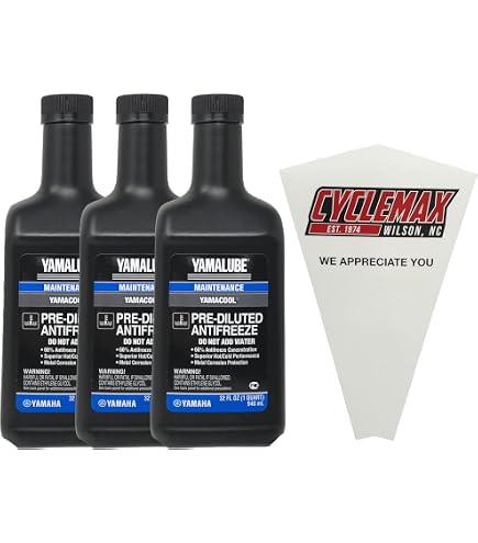 Amazon.com: CYCLEMAX Four Pack Compatible with Yamaha Yamalube Pre
