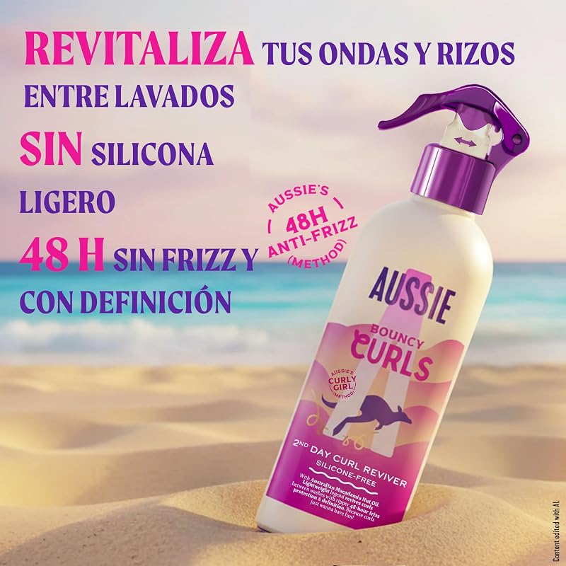 Spray Anti-Frizz Defined Curls, Revive Curly Hair, 200ml
