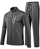 MoFiz Men's Tracksuits,Full Zip Sweat Suits For