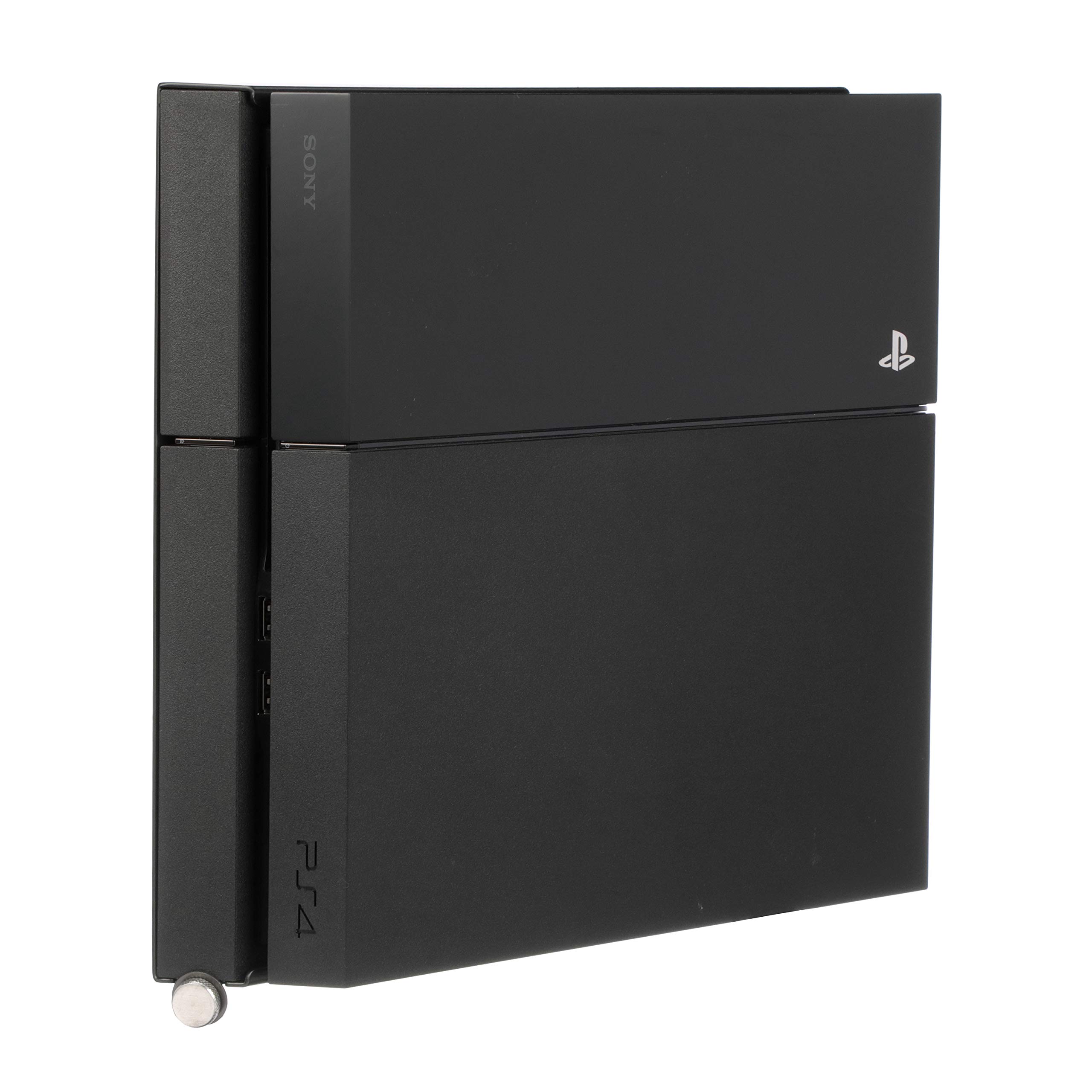 HumanCentric Wall Mount Compatible With Original PS4 FAT Version, Mount on The Wall or on The Back of the TV with a VESA pattern, Does Not Work with Slim or Pro PS4, Hardware Included