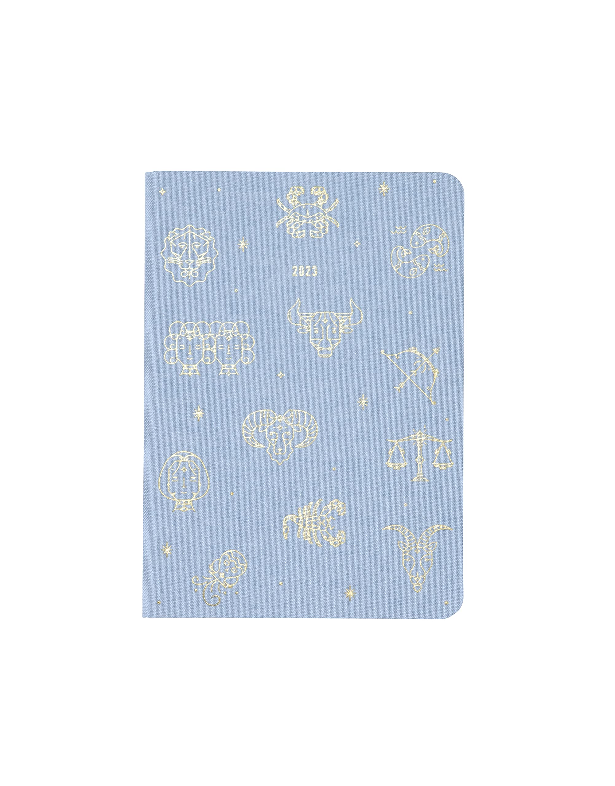 Letts Zodiac A6 Academic 22.23 Week to View Diary - Sky Blue
