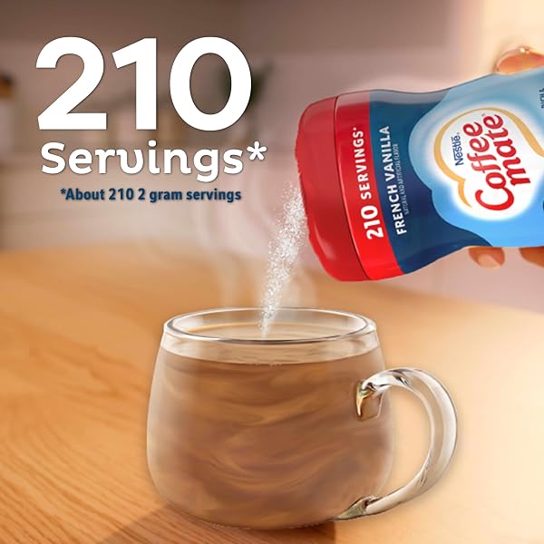 NESTLE COFFEE MATE FLAVORED CREAMER 4 PACK VARIETY PACK (15 OZ BOTTLES) – CHOCOLATE CRÈME, FRENCH VANILLA, HAZELNUT, CARAMEL LATTE