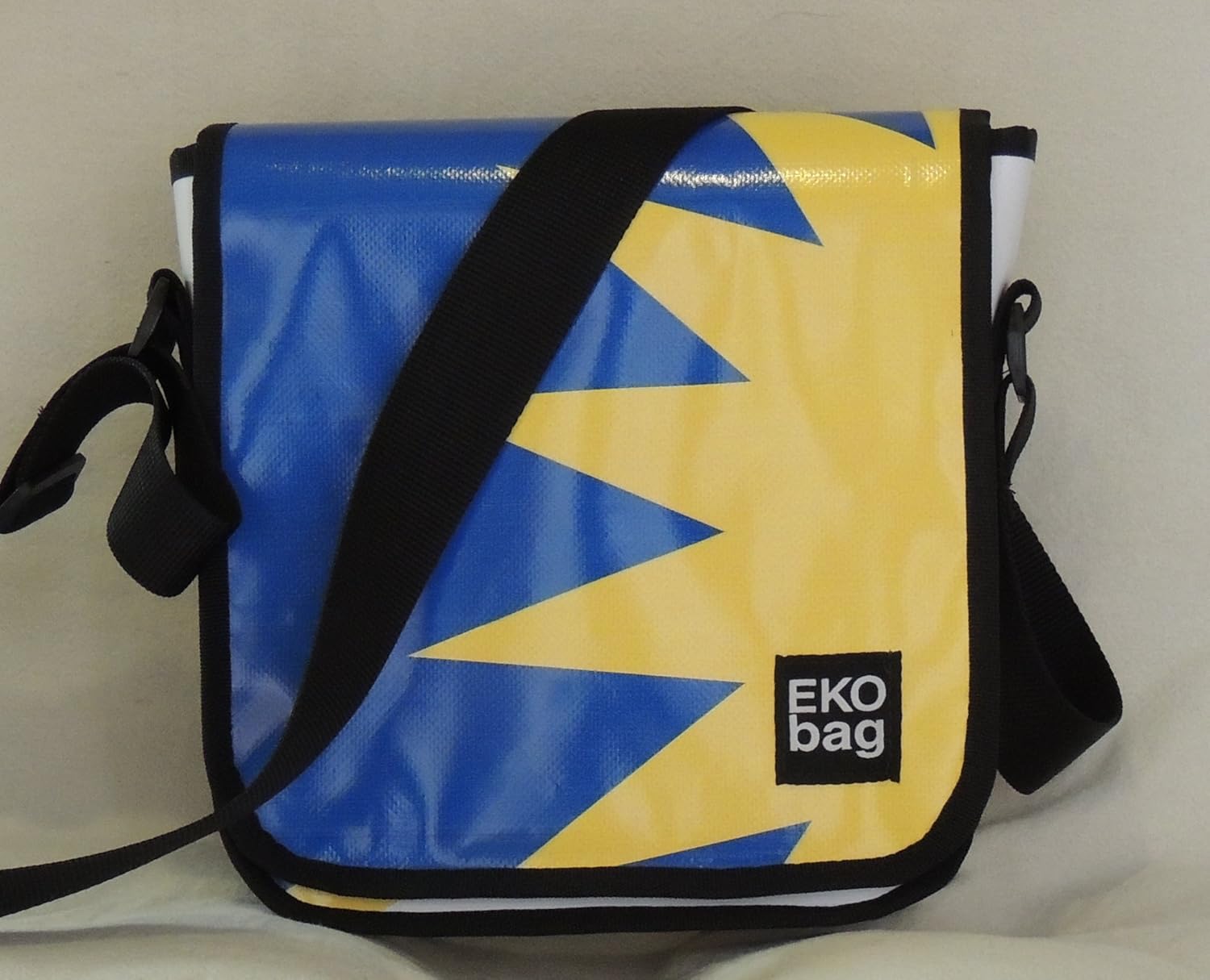 recycled messenger bag