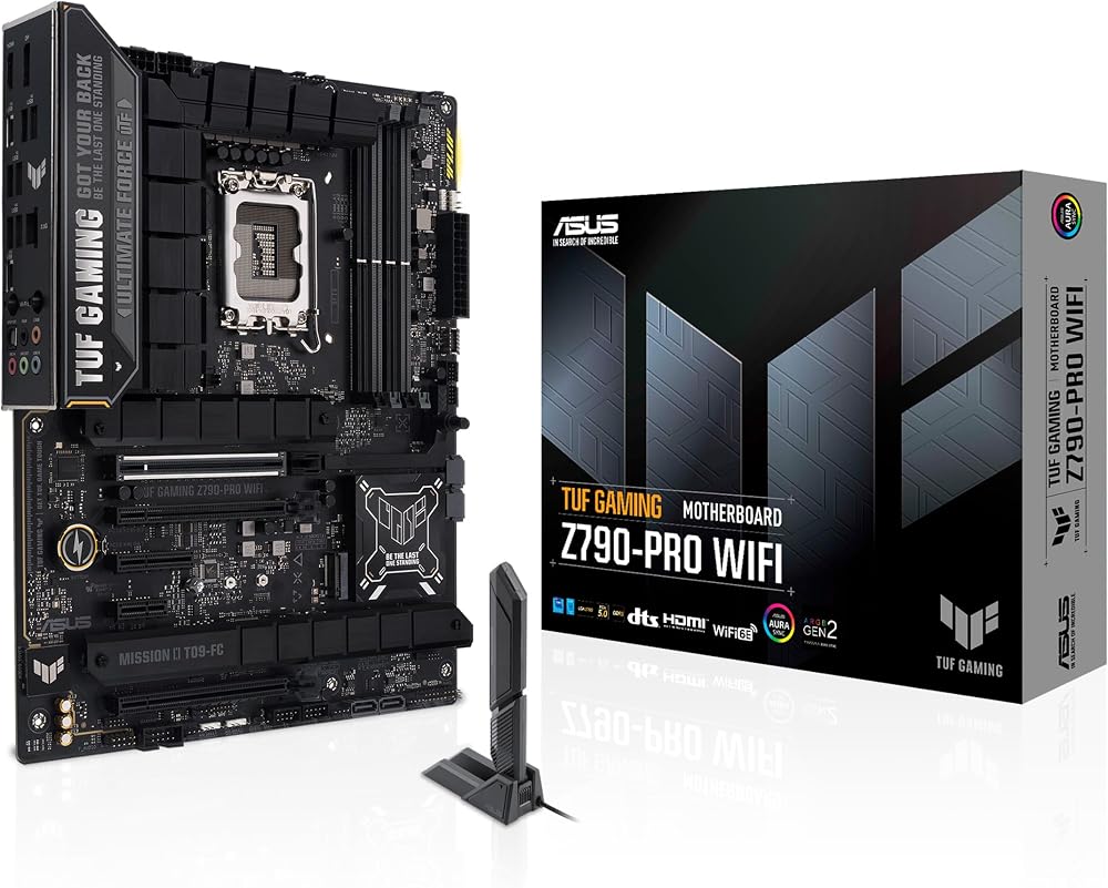 ASUS TUF GAMING Z790-PRO WIFI Motherboard LGA1700 PCIe 5.0 DDR5 16+1+1