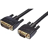 Amazon Basics DVI-I (24+5 Pin) to VGA Cable - 10-Foot