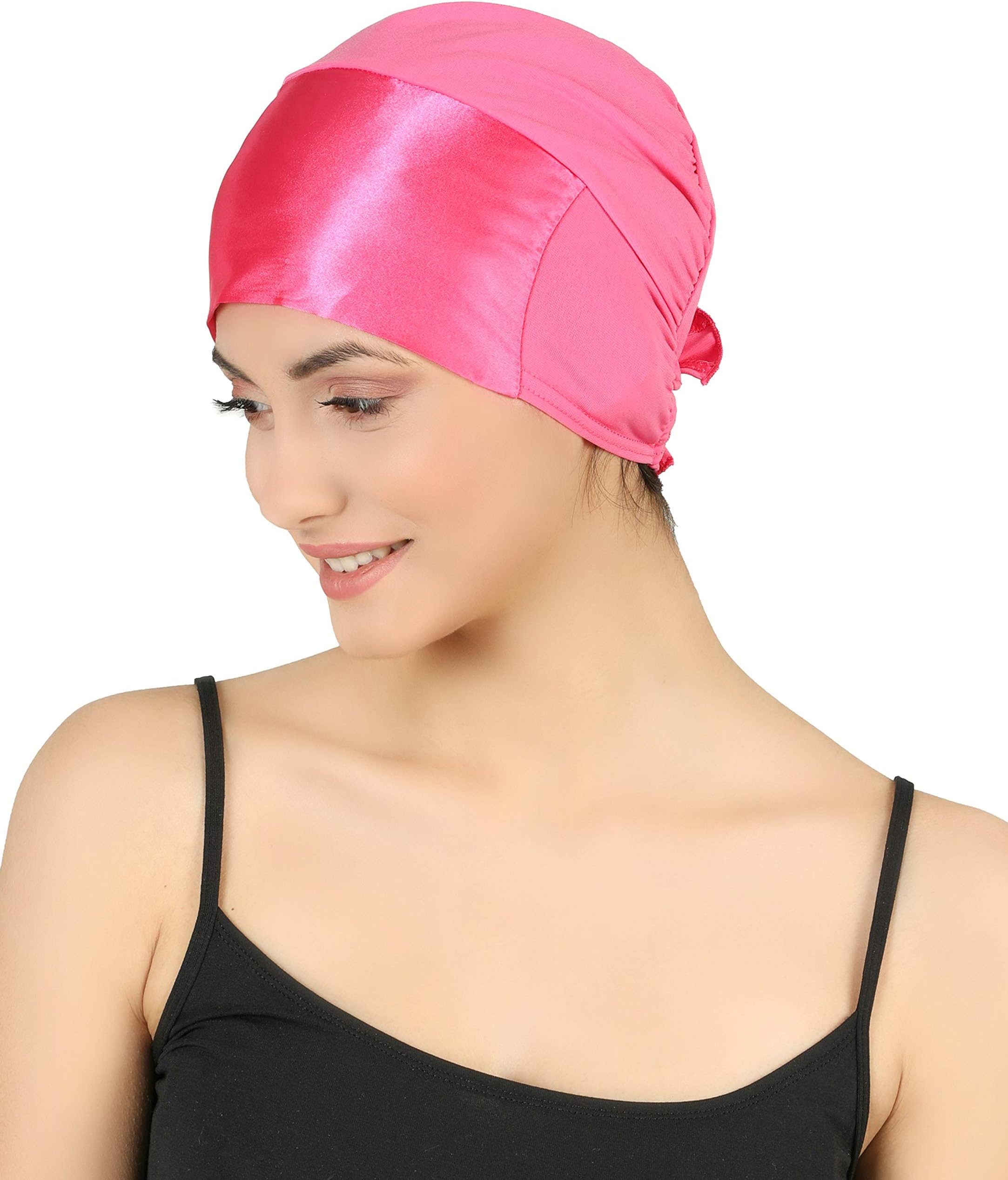 Essential Satin Front Tie Back Viscose Cap for Hair Loss | Chemo Caps