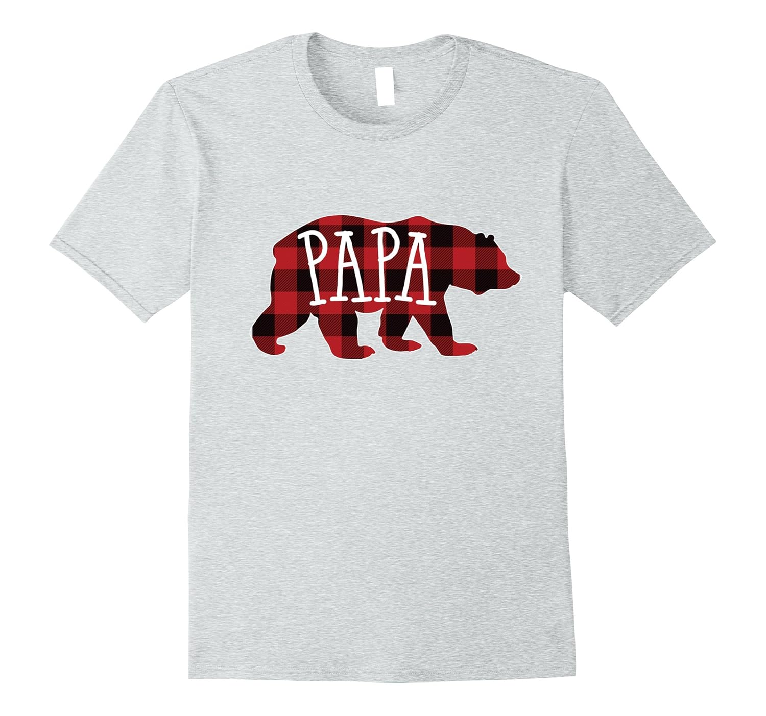 Mens Buffalo Red Plaid Papa Bear Shirt,Matching Family Bear Shirt-Rose