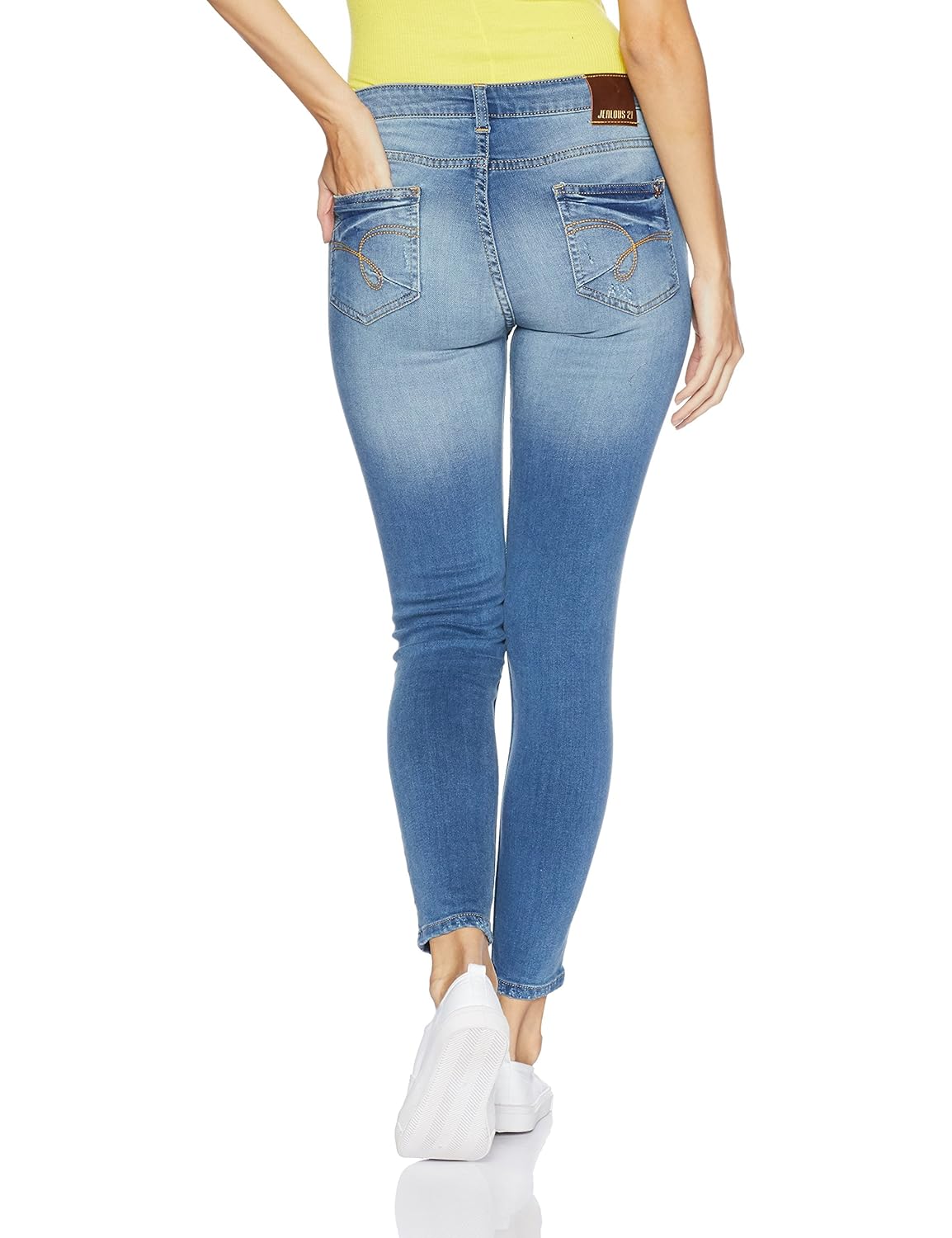 jealous club21 women's cropped jeans