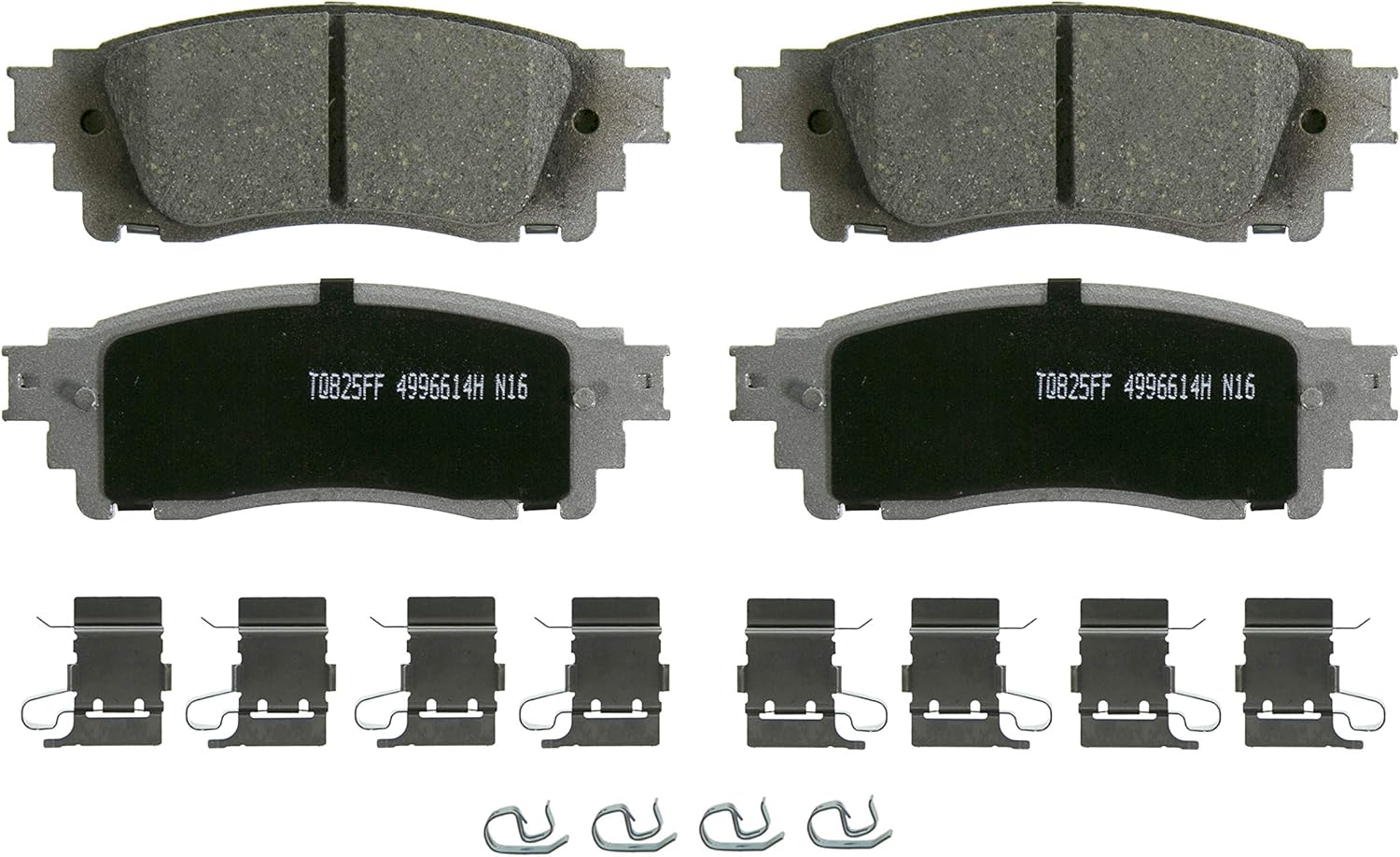 Amazon Com Wagner Thermoquiet Qc1805 Ceramic Disc Brake Pad Set Automotive