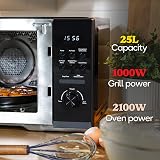Russell Hobbs 25L 4-in-1 Digital Microwave Air Fryer 900W 10 Settings view 3