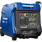 Westinghouse 5000 Peak Watt Super Quiet Dual Fuel Portable Inverter Generator, Remote Electric Start, Gas &amp; Propane Powered, RV Ready 30A Outlet, Parallel Capable, Blue/Black