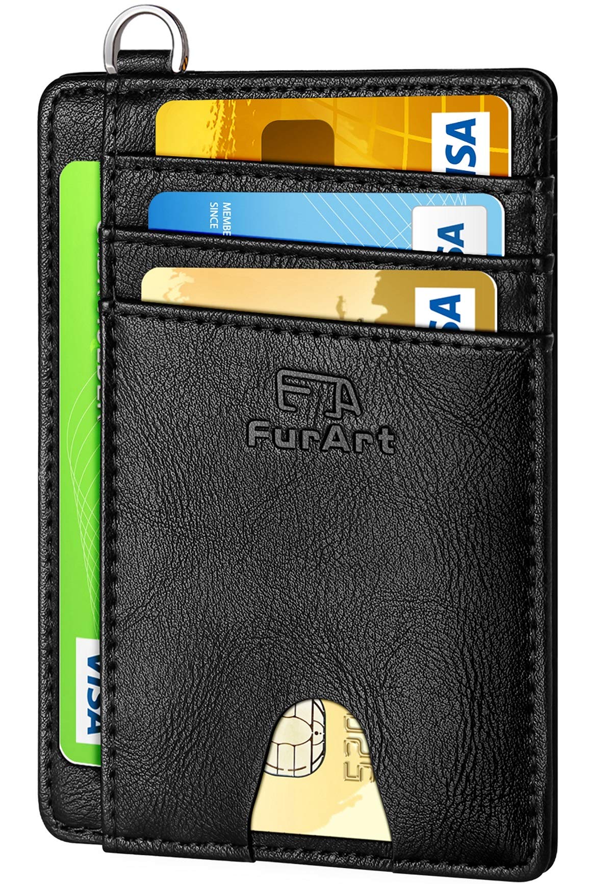 FurArt Credit Card Holder Wallet, Slim RFID Blocking Minimalist Women's Card Wallet โ image 1