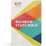 KJV Rainbow Study Bible, Hardcover, Black Letter, Pure Cambridge Text, Color Coded, Bible Study Helps, Reading Plans, Full-Co