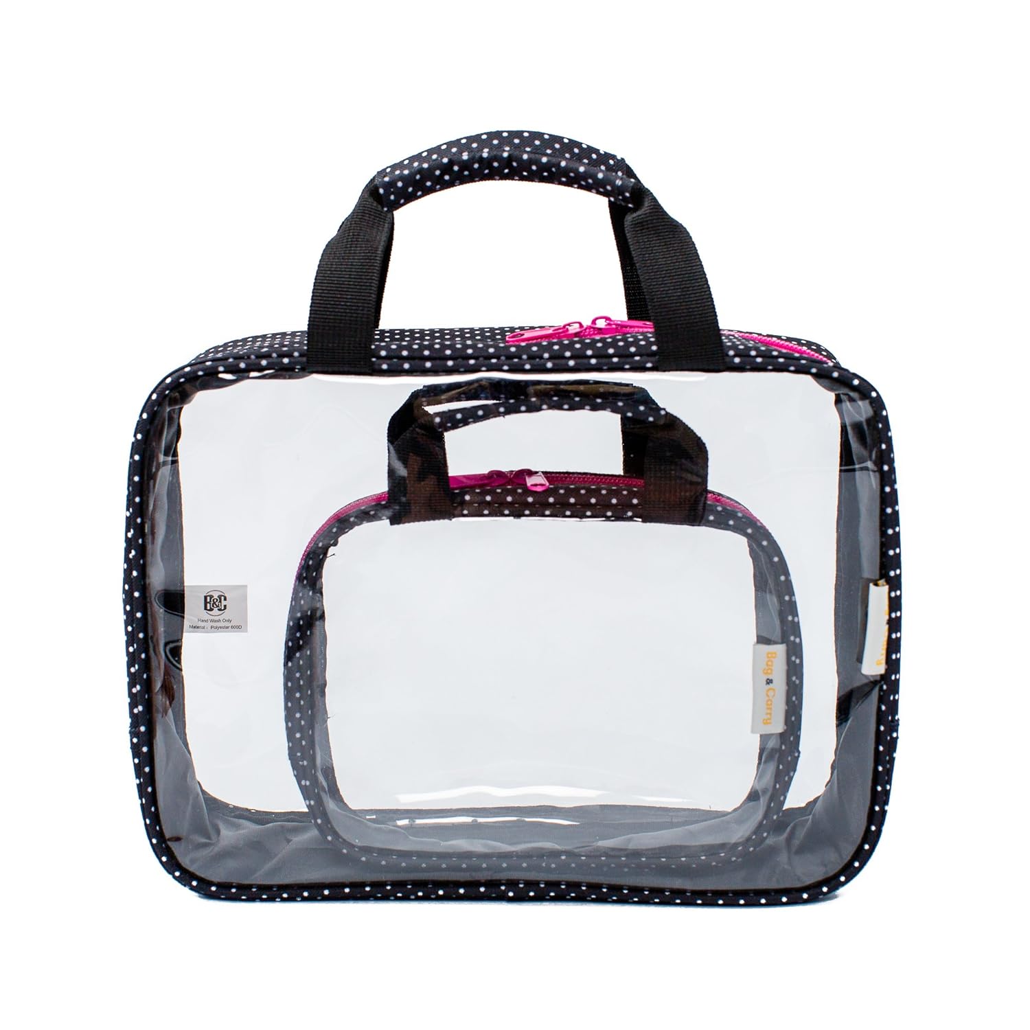 large clear travel bag