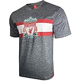 Icon Sports Officially Licensed Liverpool FC Soccer T-Shirt – Official LFC Team Jersey Style Athletic Football Tee – Game Day Activewear for Fans, XLarge
