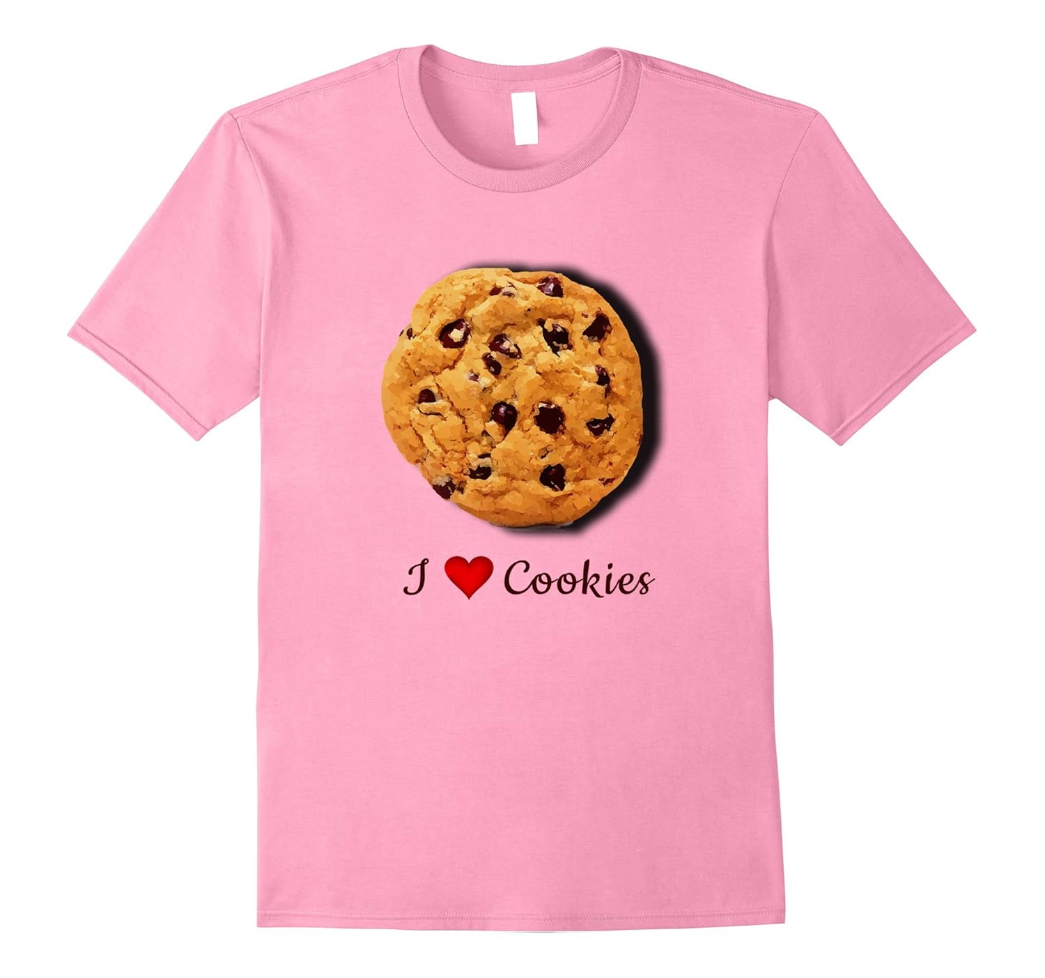 I Love Cookies TShirt Chocolate Chip Cookie Graphic TeeCL Colamaga