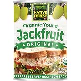 Native Forest Organic Young Jackfruit - Original, 14 Oz (Pack of 6) | Great Meatless Alternative, Plant Based Meat, Non-GMO P