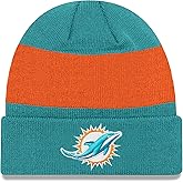 NFL Kids Youth 8-20 Officially Licensed Team Color Primary Logo Basic Sport Knit Cold Weather Cuffed Beanie Hat