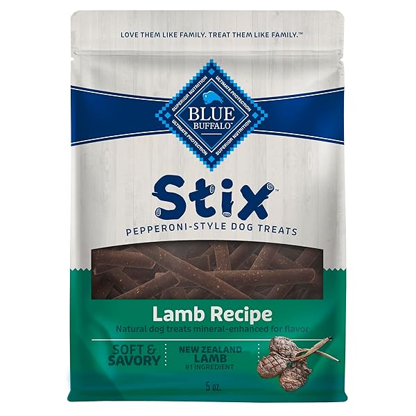 BLUE BUFFALO STIX NATURAL SOFT MOIST DOG TREATS...