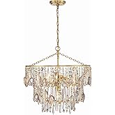 Crystorama Elsa 3 Light Antique Gold Chandelier