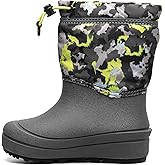 BOGS unisex-child Snow Shell Boots - Camo Texture (Toddler/Little Kid/Big Kid)