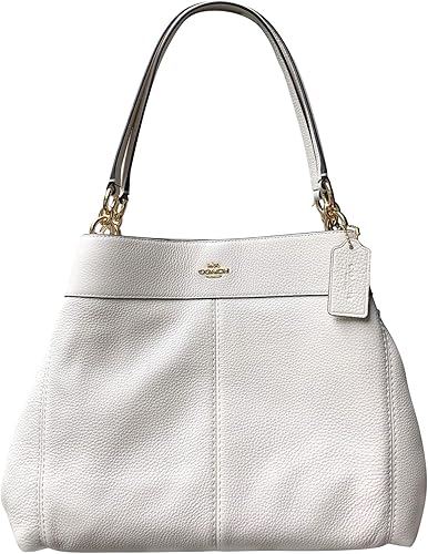 coach shoulder bag white