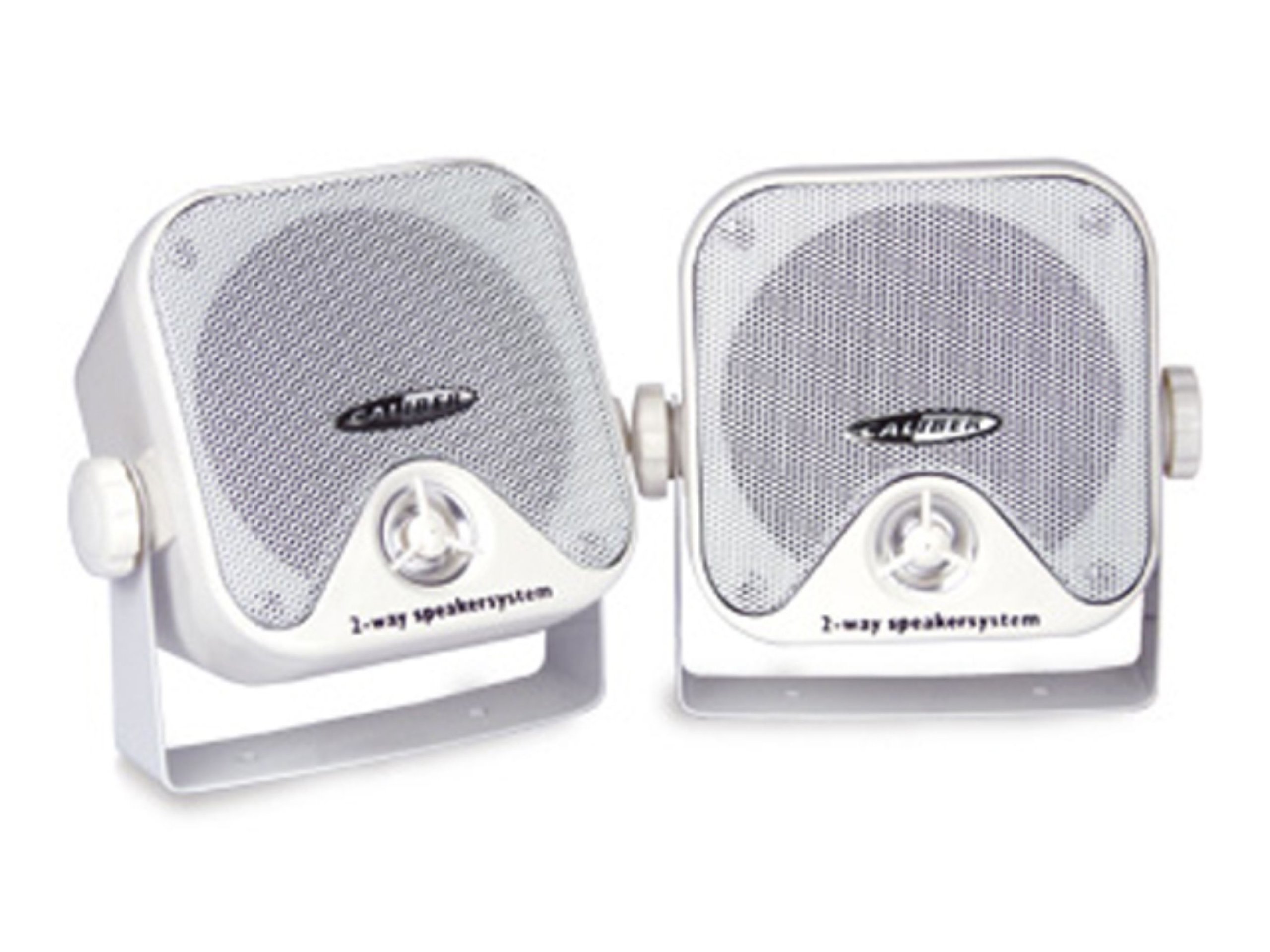 Caliber CSB3M Water Resistant 2-way Speaker Set Marine with Mounting Brackets