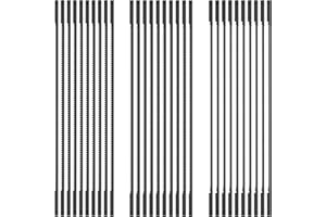 30 Pcs Coping Saw Blades Set 6-1/2 Inch Pin End Scroll Saw Blade Assortment High Carbon Steel Coping Saw Blades Sturdy Scroll