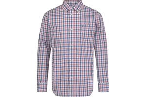 IZOD Boys' Long Sleeve Plaid Button-Down Dress Shirt