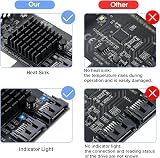 ACTIMED 2-Port SATA III 6Gbps PCI Express Expansion Card for SSD HDD view 4
