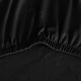 Amazon Basics Stretch Dining Chair Covers Set of 6 Black Solid 96% Polyester view 5