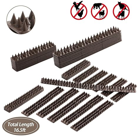WeyTy Vogelabwehr, 16.5ft Taubenabwehr Birds Spikes Anti-Climb-Spikes um Vögel zu verhindern, Katze, Kleintiere beim Betreten