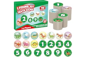 Aizweb Math Games for Kids,Addition & Subtraction Games,Educational Learning Games for Boys and Girls Ages 4 5 6,Counting Homeschool Classroom Travel Indoor Outdoor