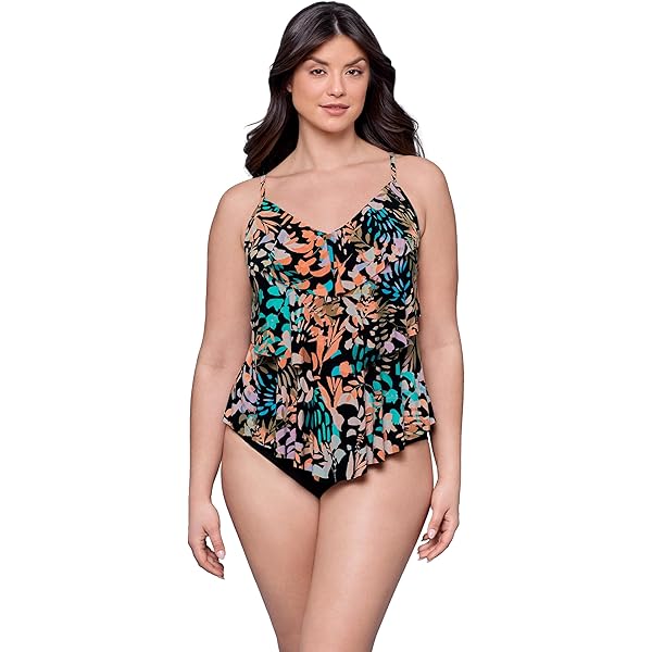Amazon.com: Septangle Women's Two Piece Swimsuit Tankini Set
